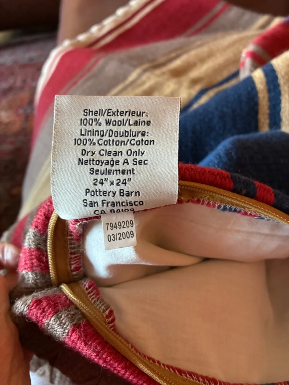 Pottery Barn Southwest 24” Pillow shams, set of 2 NWT